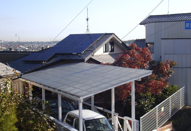 【W邸】 太陽光発電システム設置（3.4Kw）
